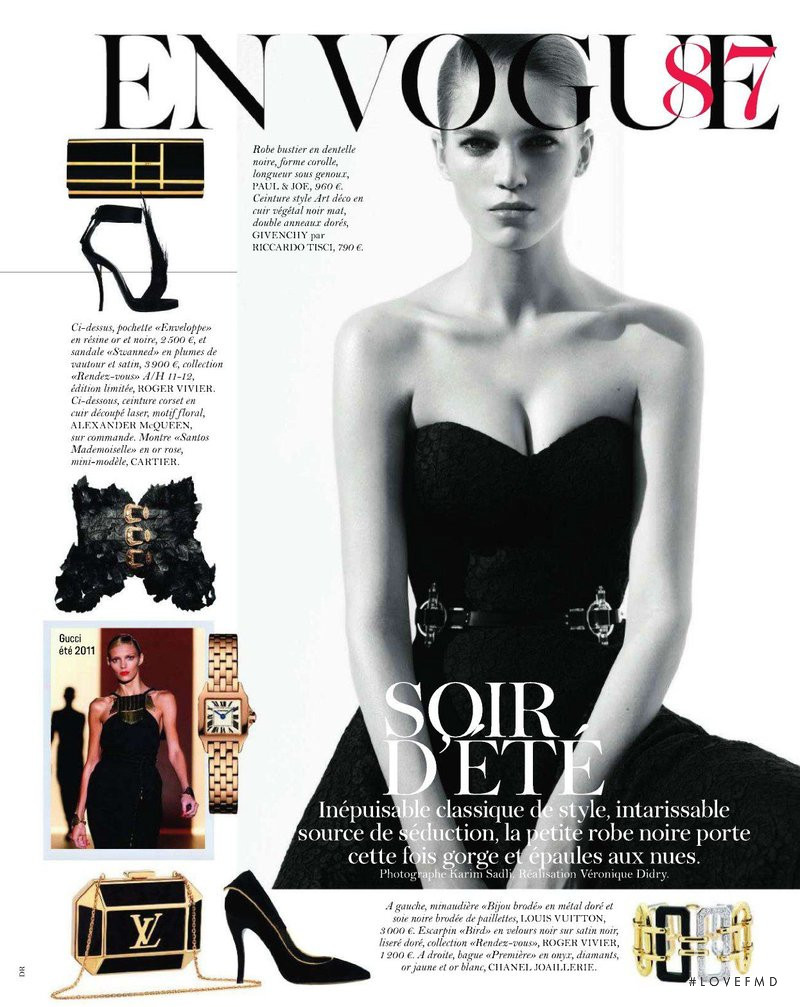 Samantha Gradoville featured in Soir D\'ete, May 2011