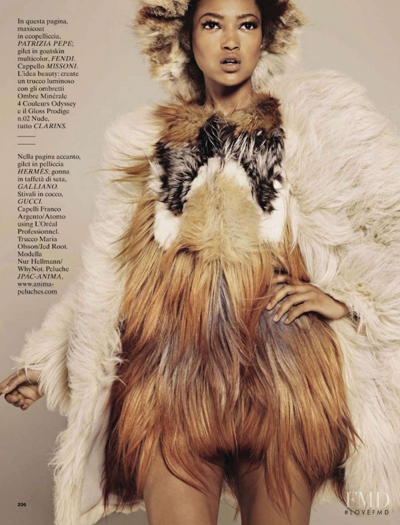 Nur Hellmann featured in Warm Style, December 2012