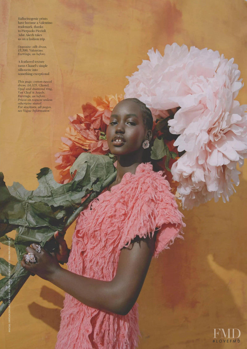 Adut Akech Bior featured in Super Natural, January 2021