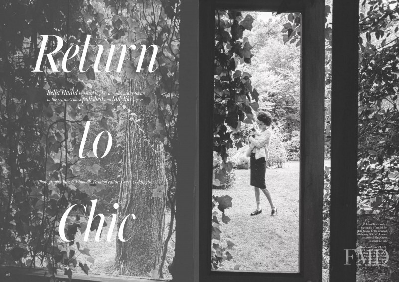 Bella Hadid featured in Return to Chic, January 2021
