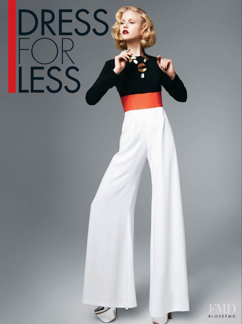 Anne Sophie Monrad featured in Dress For Less, February 2011