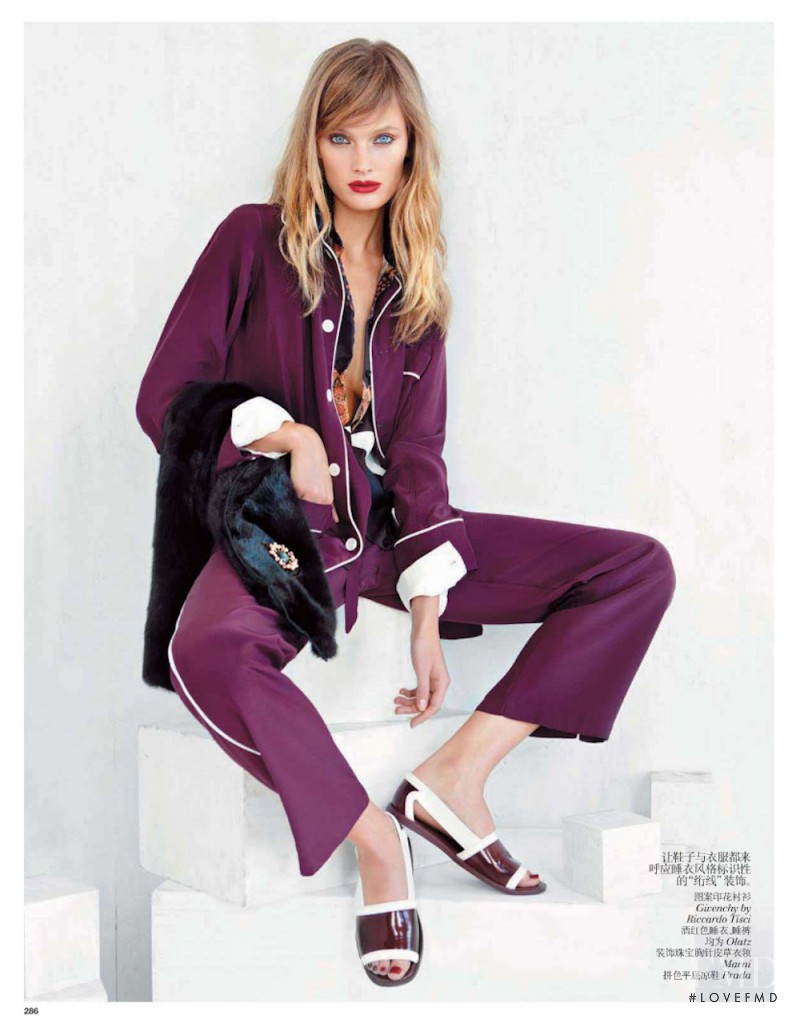 Constance Jablonski featured in Intimate Elegance, January 2013