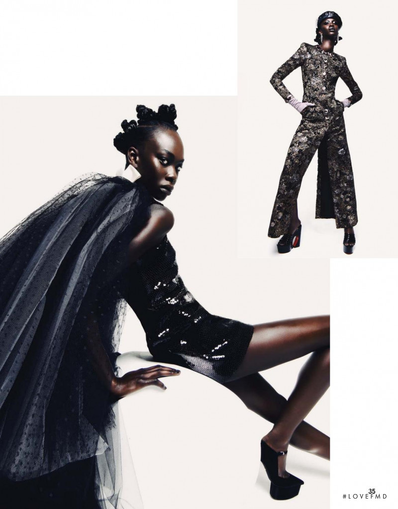 Marie Lou Gomis featured in Dreaming in Couture, September 2020