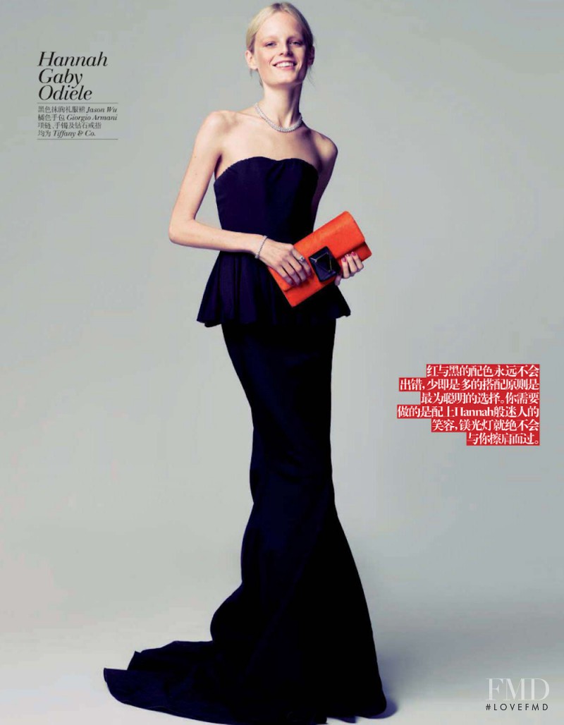Hanne Gaby Odiele featured in Grand Entrance, January 2013