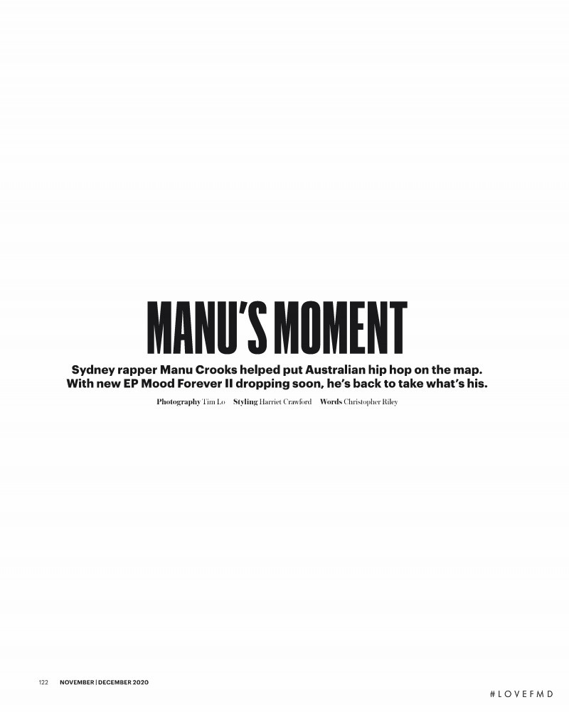 Manu\'s Moment, November 2020