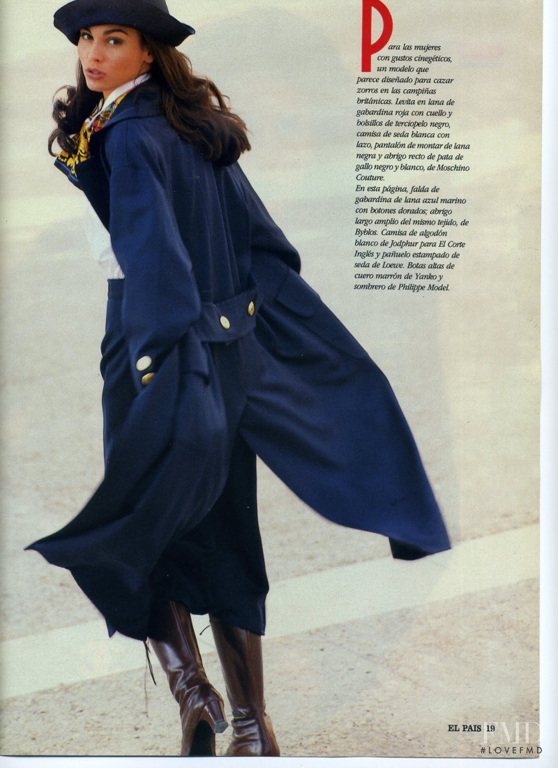 Ines Sastre featured in Secretos, September 1992