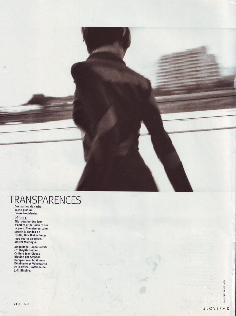 Ines Sastre featured in Combi-Pantalon, March 1996