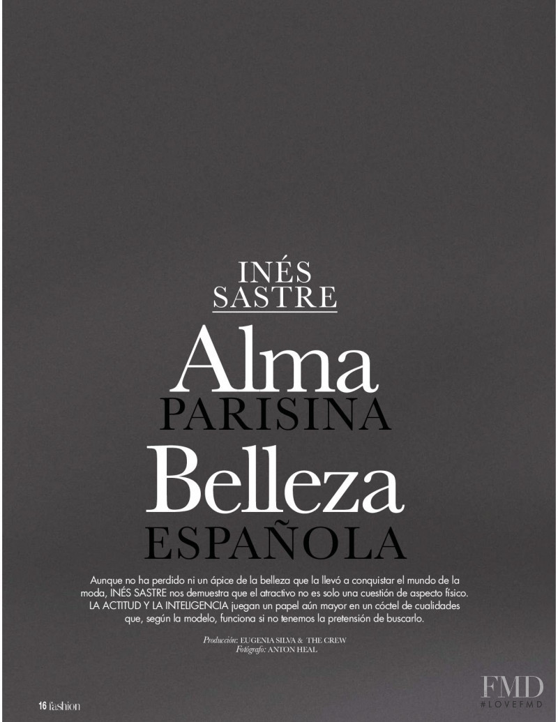 Alma Parisina Belleza Espanola, February 2018