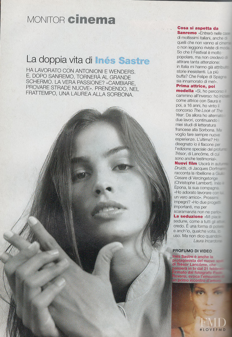 Ines Sastre featured in Che spettacolo di modelle!, March 2000