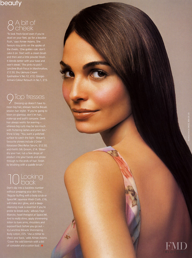 Ines Sastre featured in After Dark, December 2002