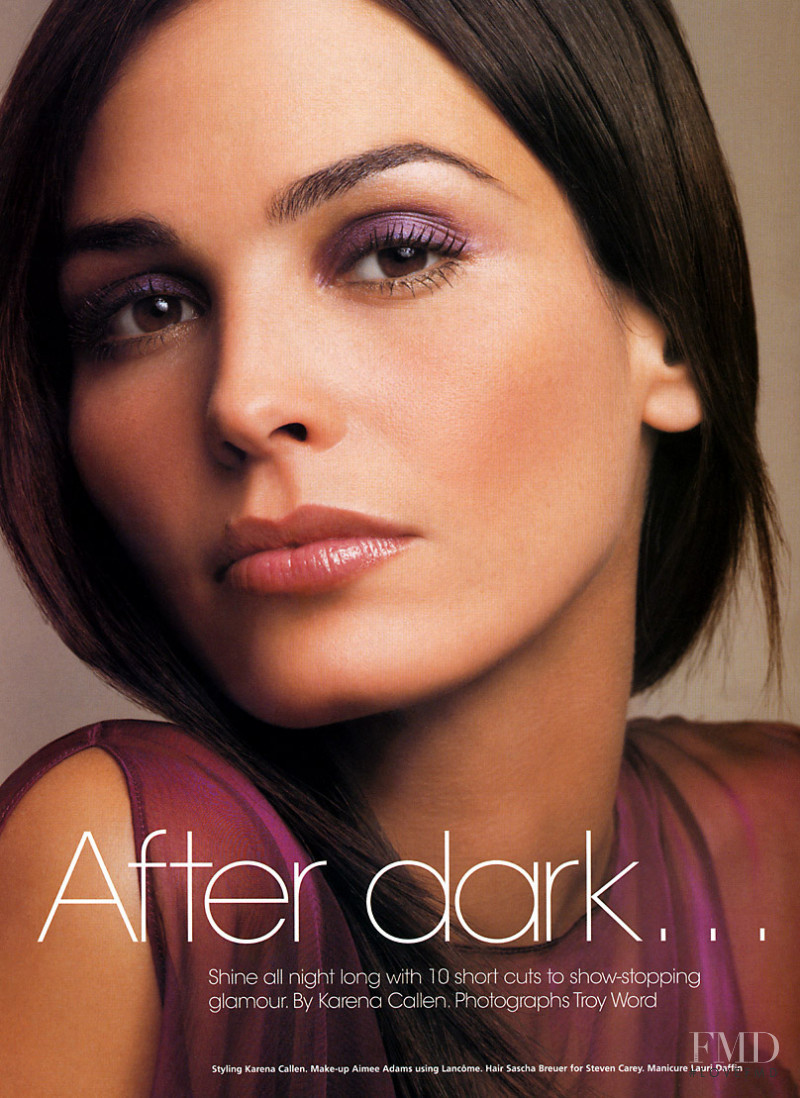 Ines Sastre featured in After Dark, December 2002