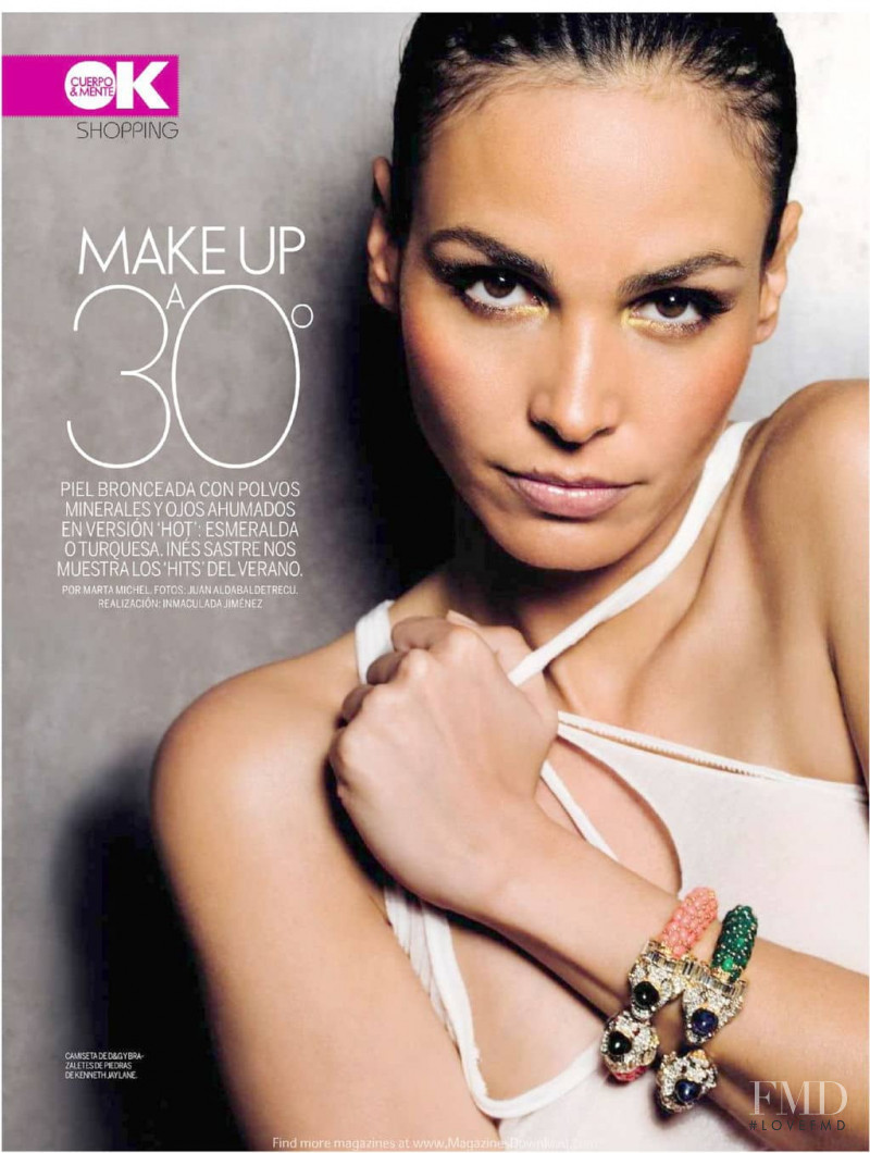 Ines Sastre featured in Make Up 30, May 2009