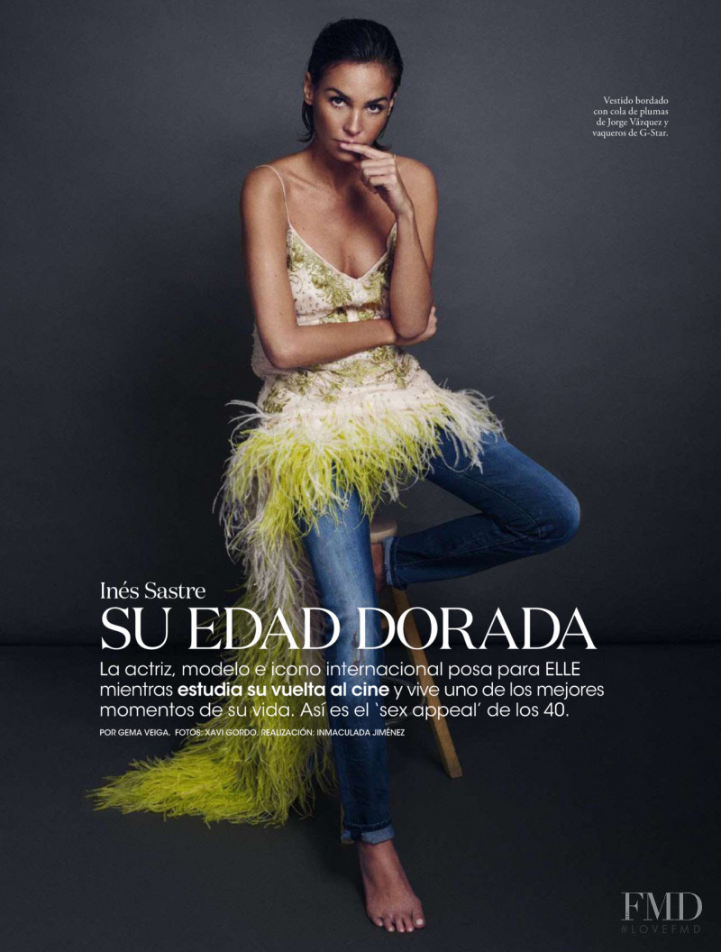 Ines Sastre featured in Su Edad Dorada, March 2014