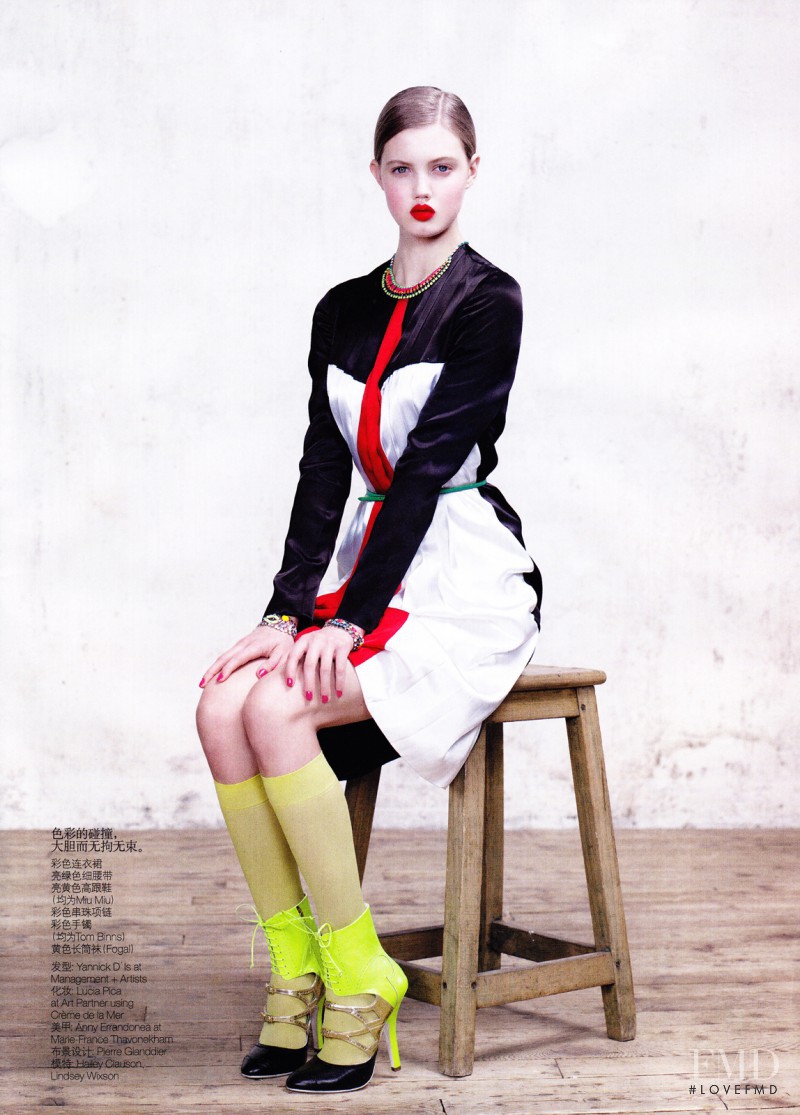 Lindsey Wixson featured in Child In Time, March 2011