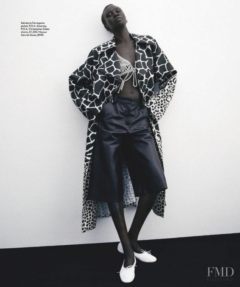 Alek Wek featured in Flow Motion, December 2020