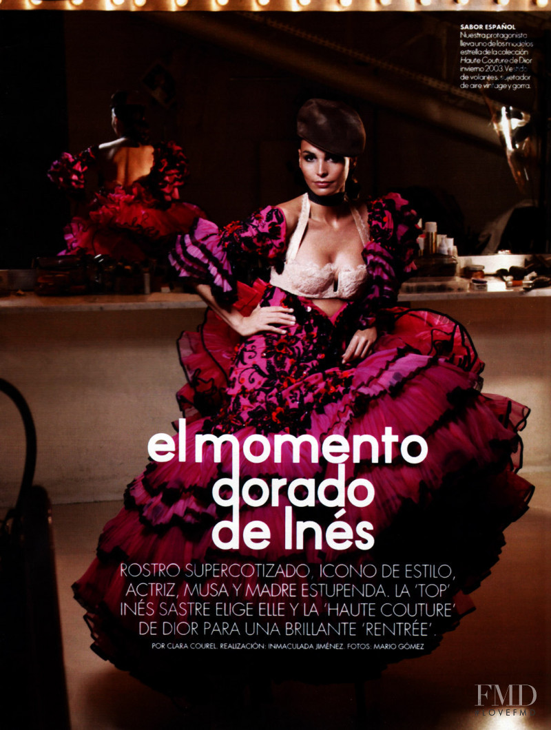Ines Sastre featured in Elmomento dorado de Ines, March 2004