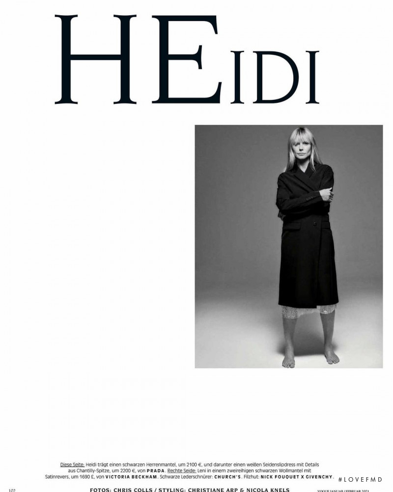 Heidi Klum featured in Heidi and Leni, January 2021