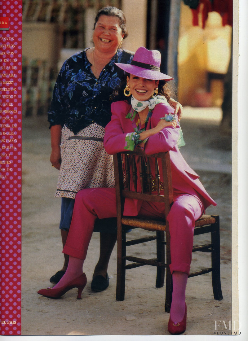 Ines Sastre featured in Olé, tu gracia, February 1991