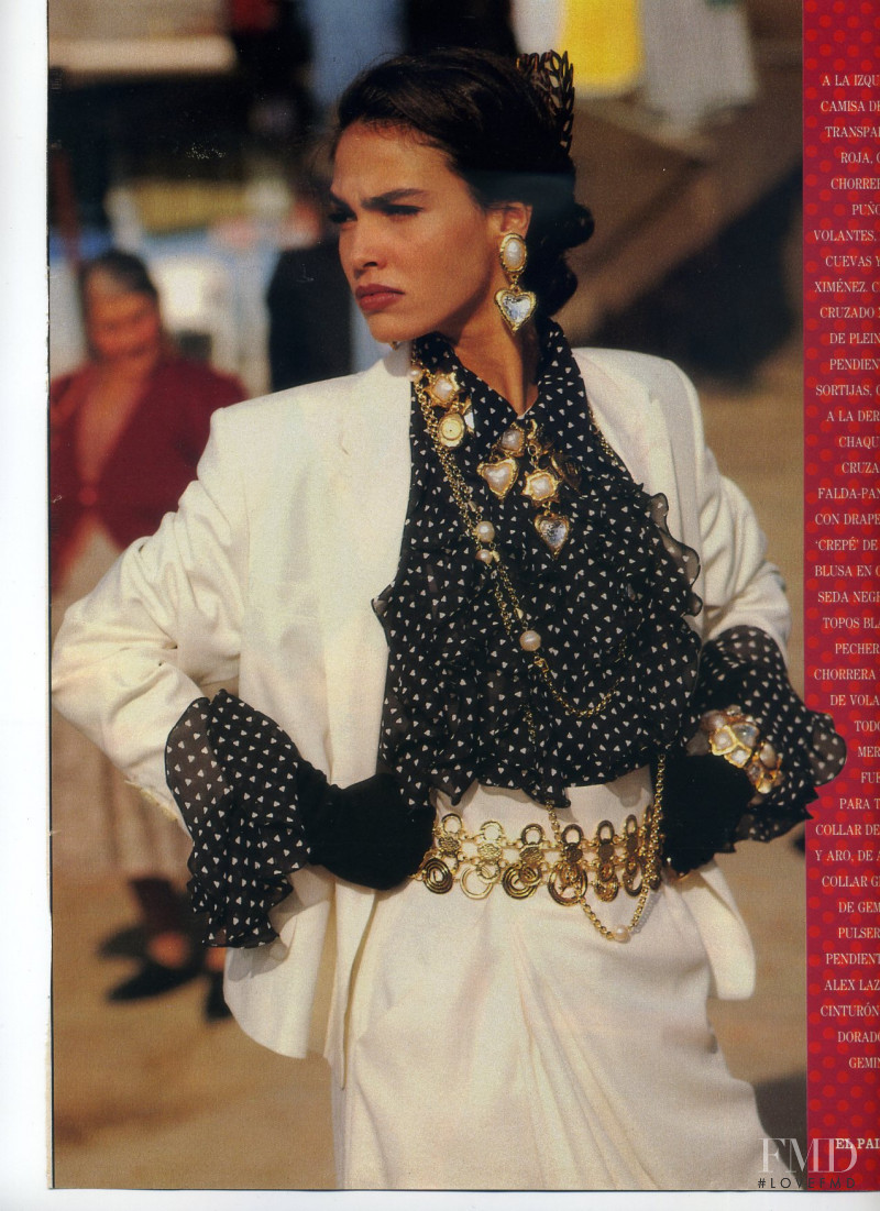 Ines Sastre featured in Olé, tu gracia, February 1991