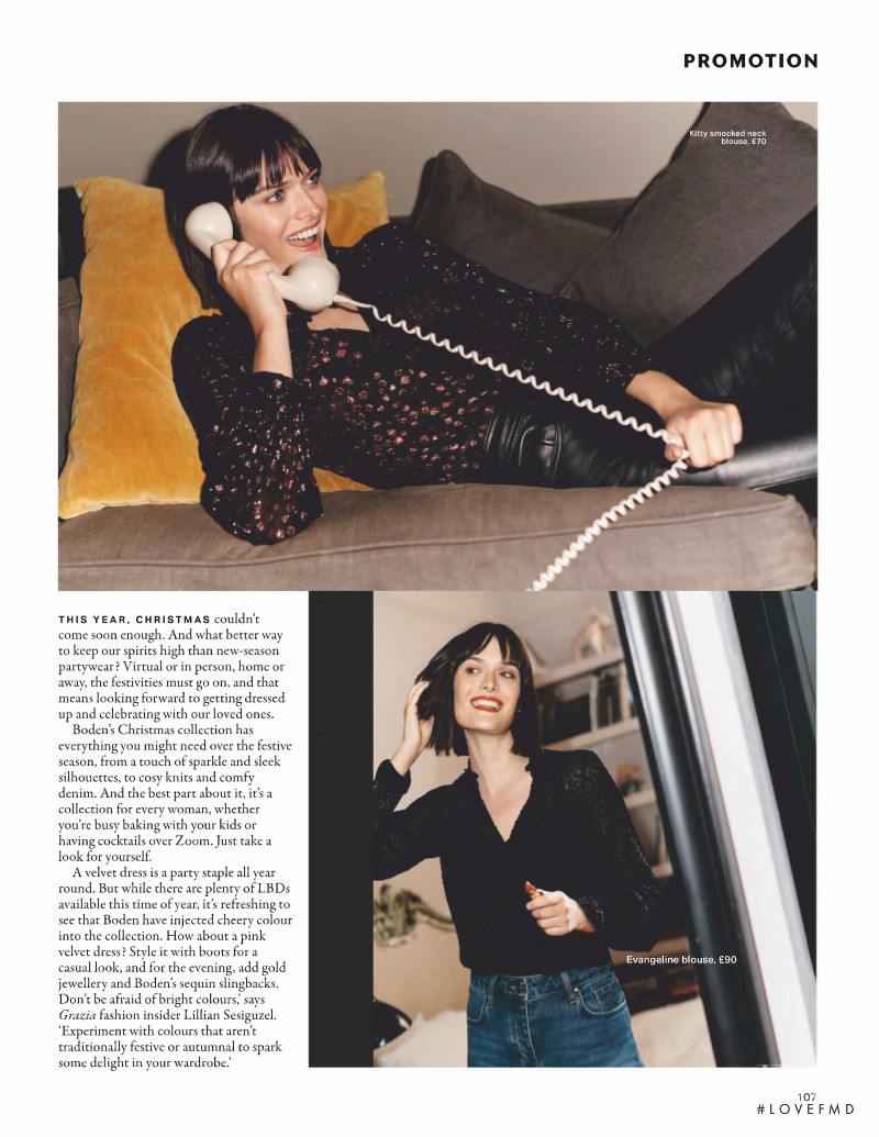 Sam Rollinson featured in Turn up the glam, November 2020