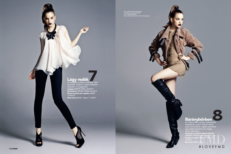 Barbara Palvin featured in Trend, September 2010