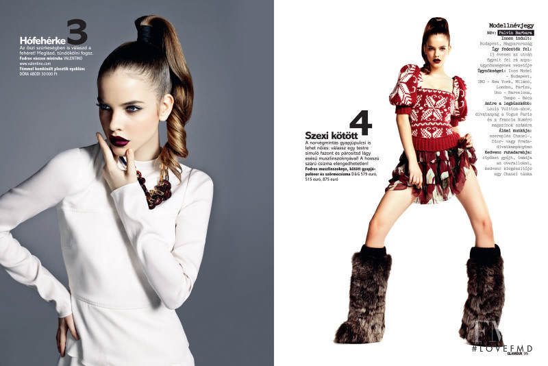 Barbara Palvin featured in Trend, September 2010