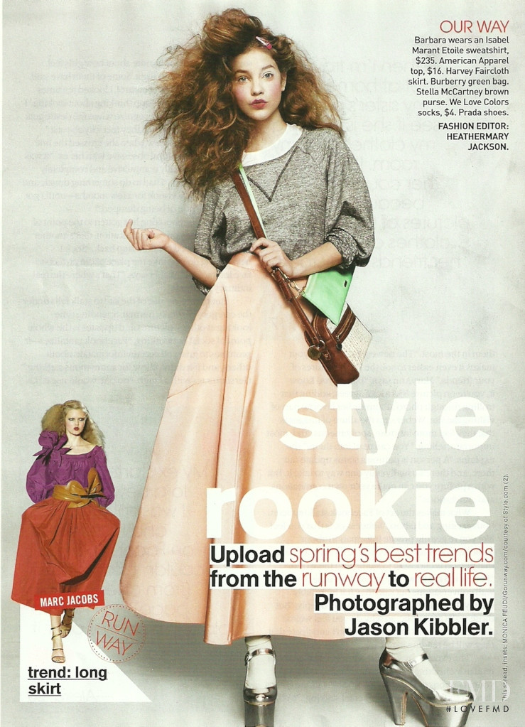 Barbara Palvin featured in Style Rookie, March 2011