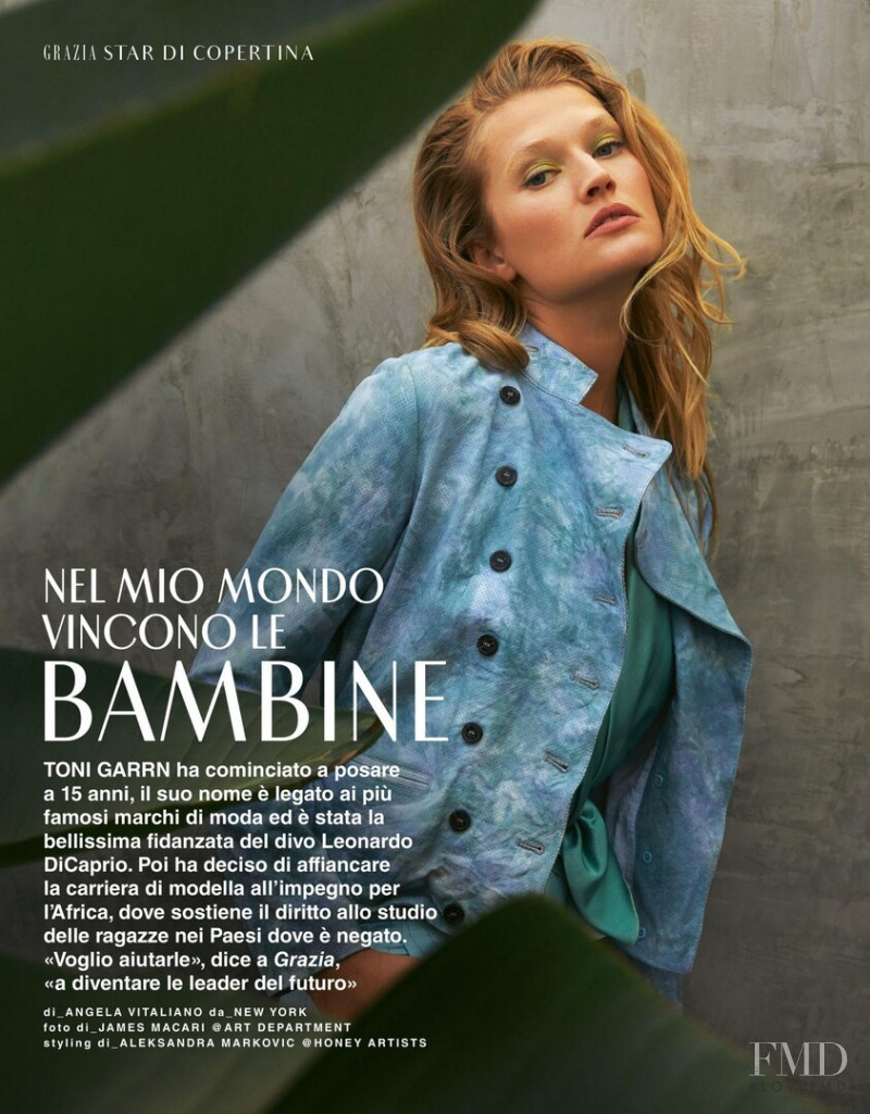 Toni Garrn featured in Nel Mio Mondo Vincono Le Bambine, July 2020