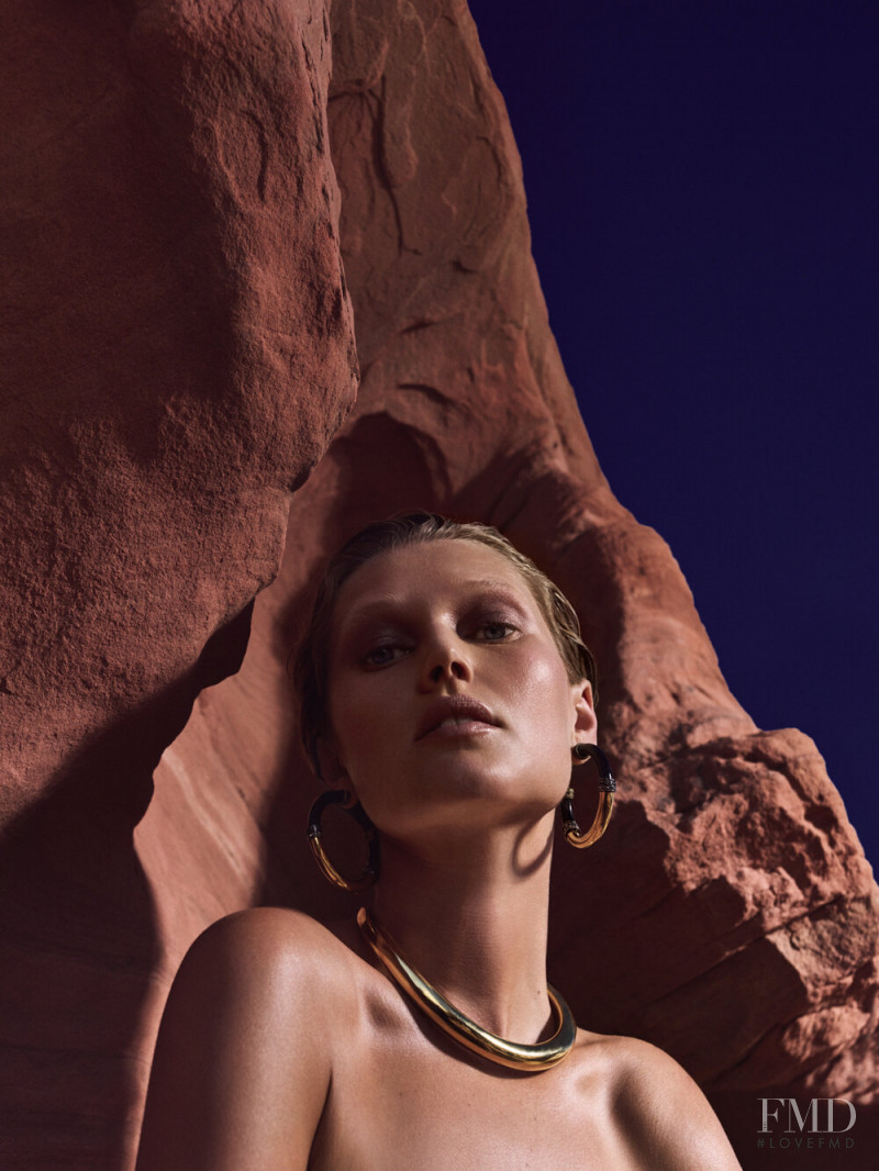 Toni Garrn featured in New Frontier, February 2020