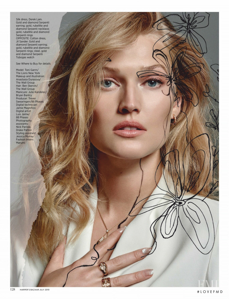 Toni Garrn featured in Line Dance, July 2019