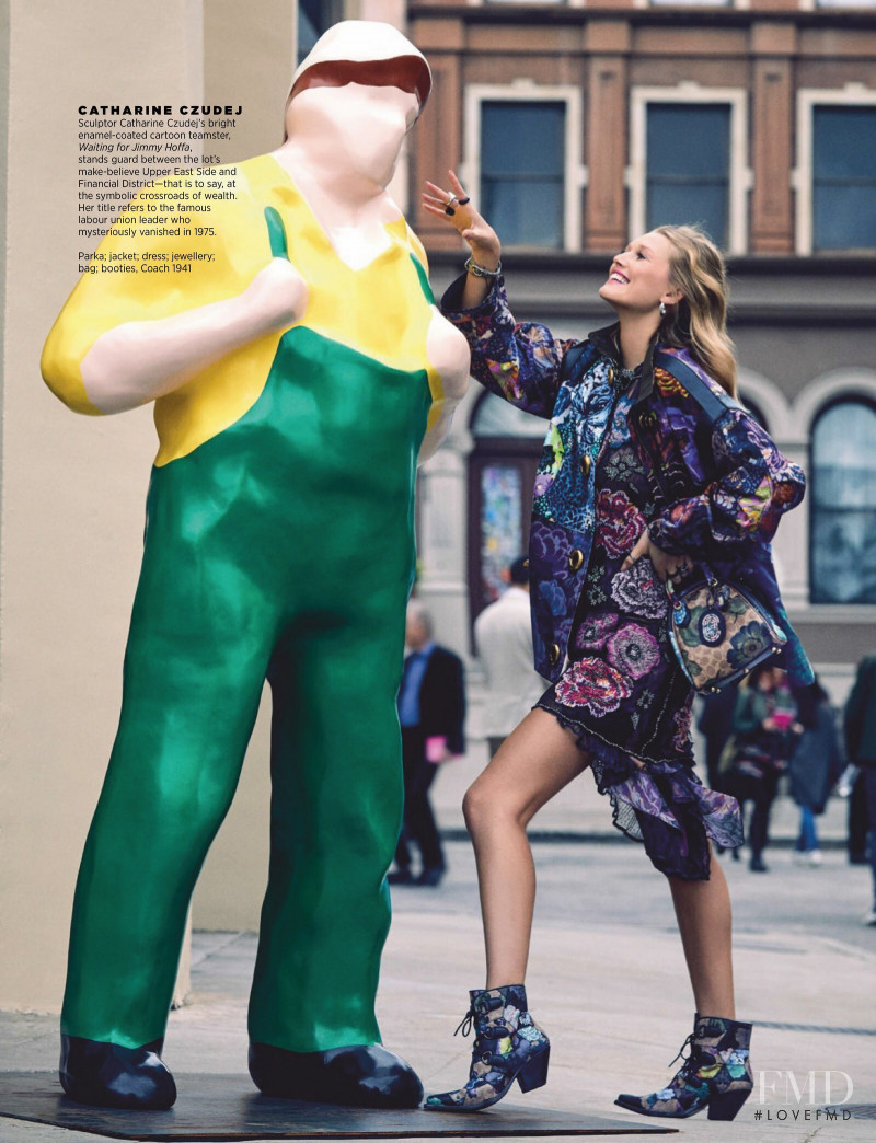 Toni Garrn featured in New York State Of Mind, July 2019