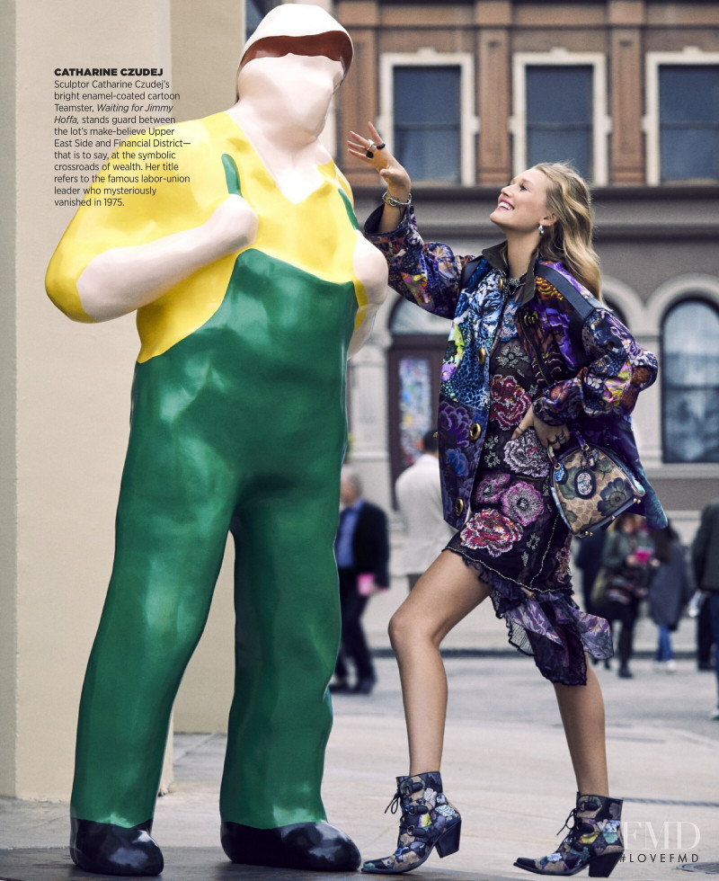 Toni Garrn featured in New York Collections, June 2019
