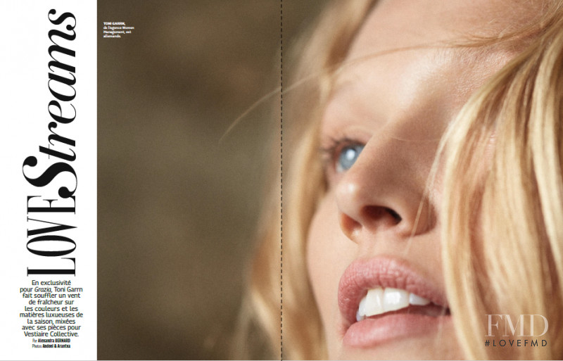 Toni Garrn featured in Love Streams, October 2017