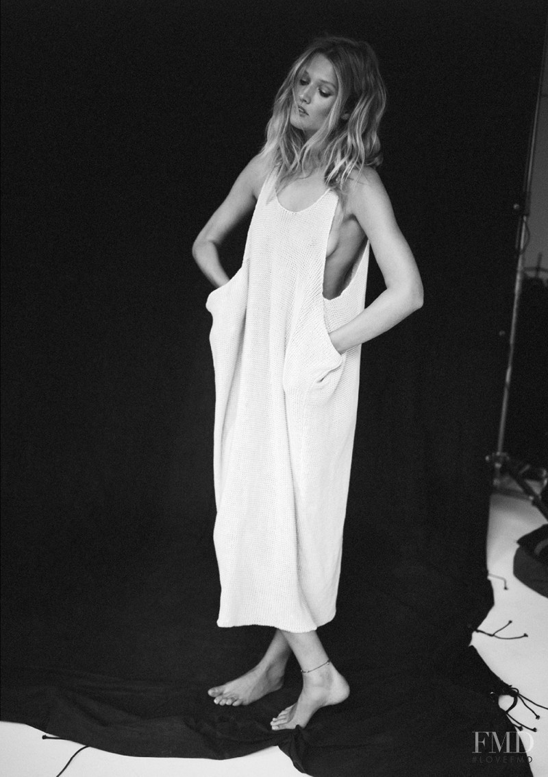 Toni Garrn featured in Monochrome Minimalism, February 2017