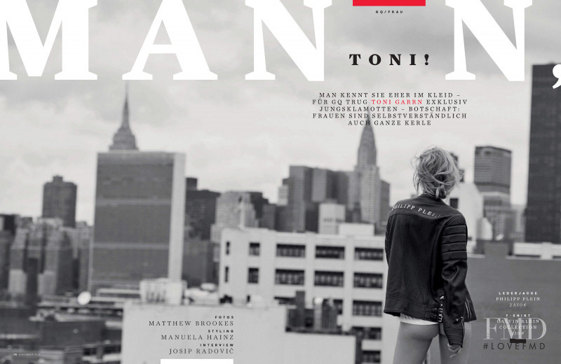 Toni Garrn featured in Mann Toni, November 2016