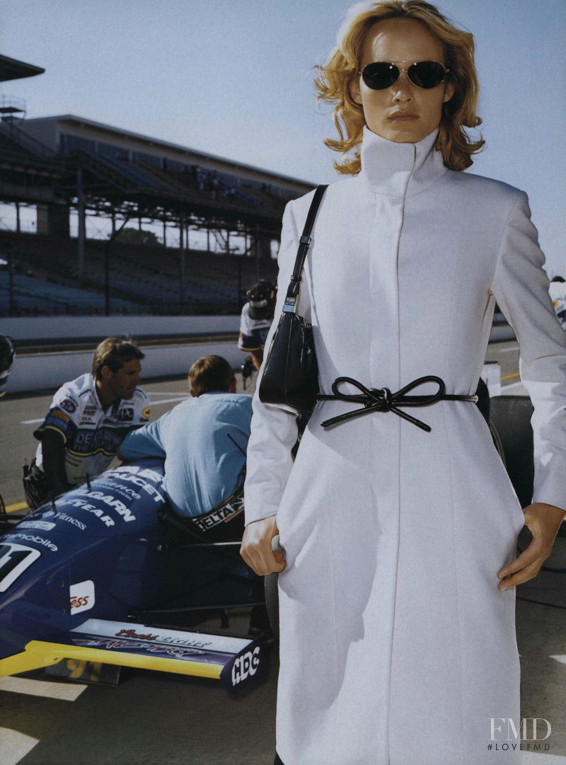 Amber Valletta featured in First Gear, August 1999