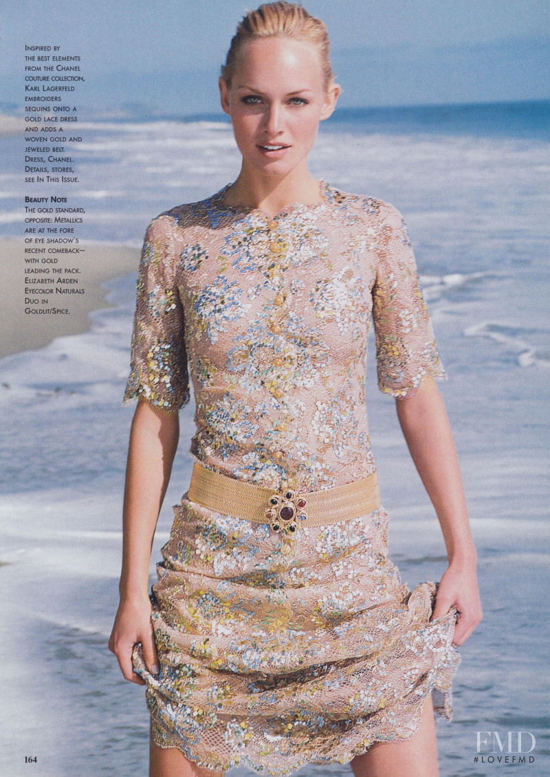 Amber Valletta featured in Beach and Beyond, June 1996