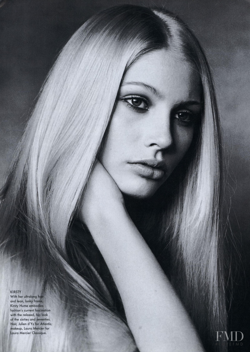 Kirsty Hume featured in Supermodels the Sequel, March 1996