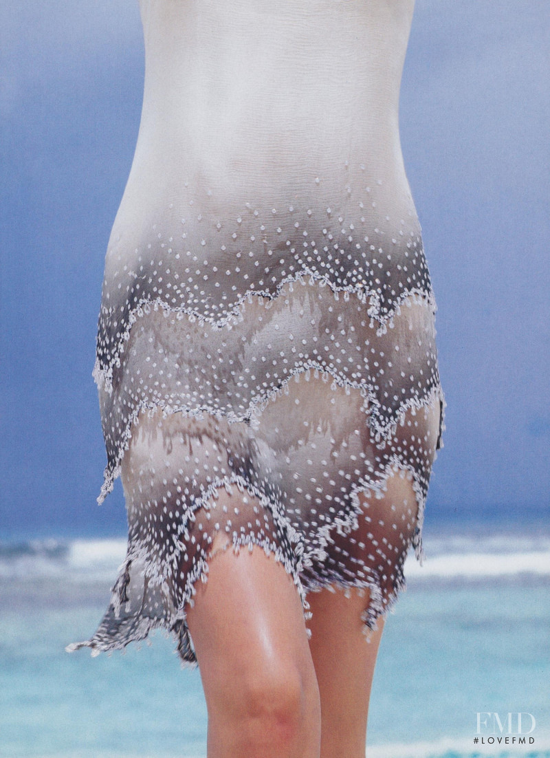 Amber Valletta featured in Summer Shimmer, June 1997