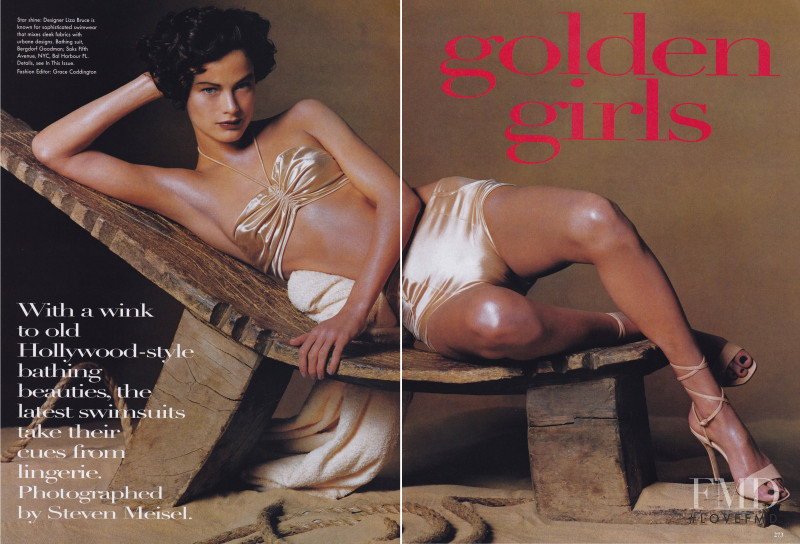 Carolyn Murphy featured in Golden Girls, May 1997