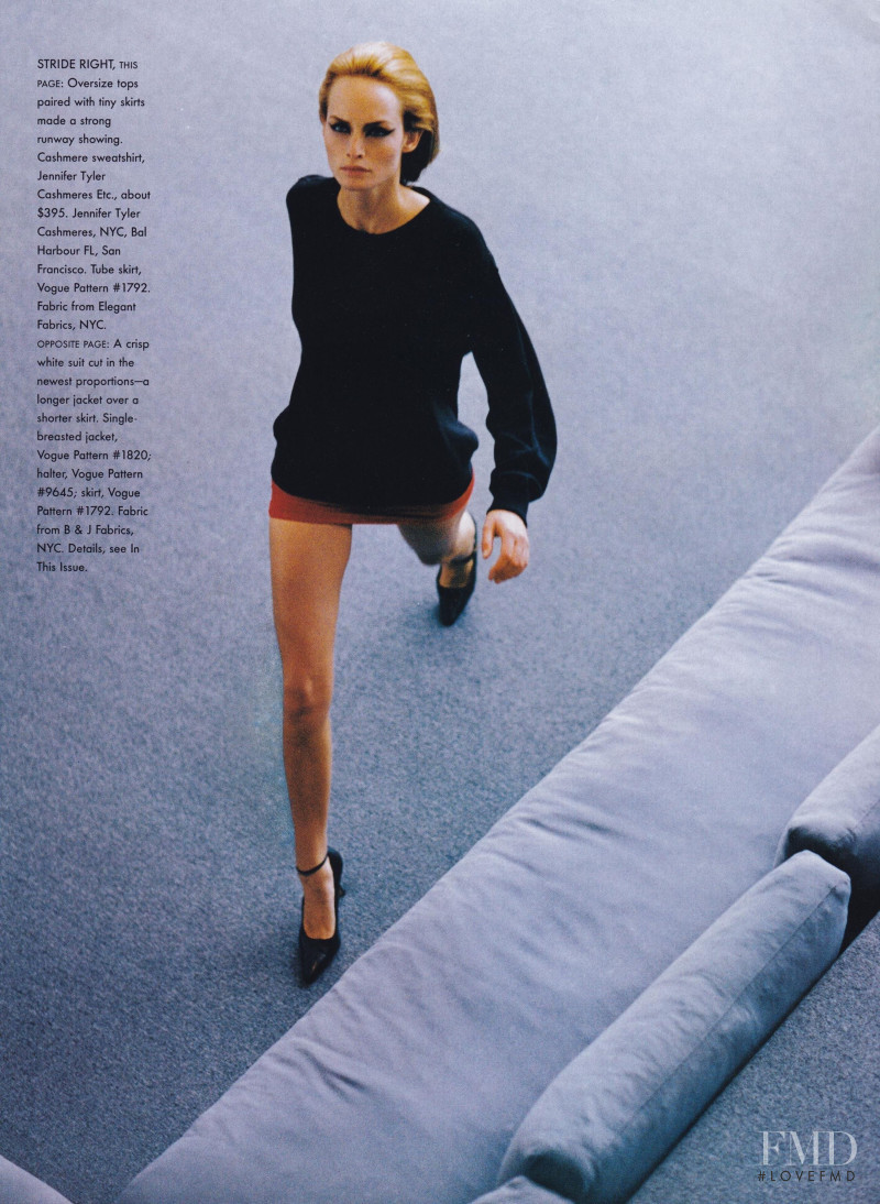 Amber Valletta featured in Short Takes, May 1997
