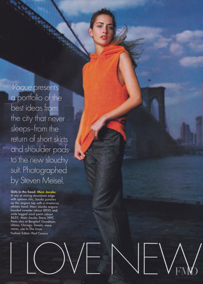 Georgina Grenville featured in I Love New York, July 1997