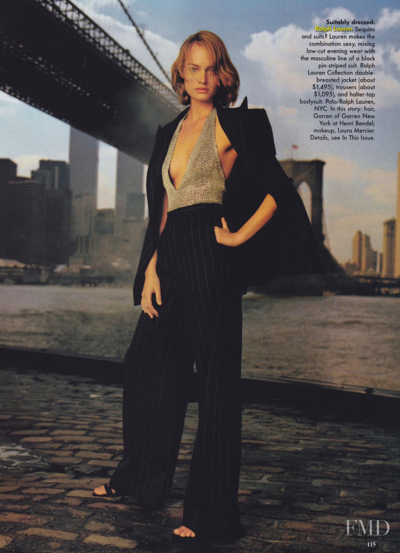 Amber Valletta featured in I Love New York, July 1997