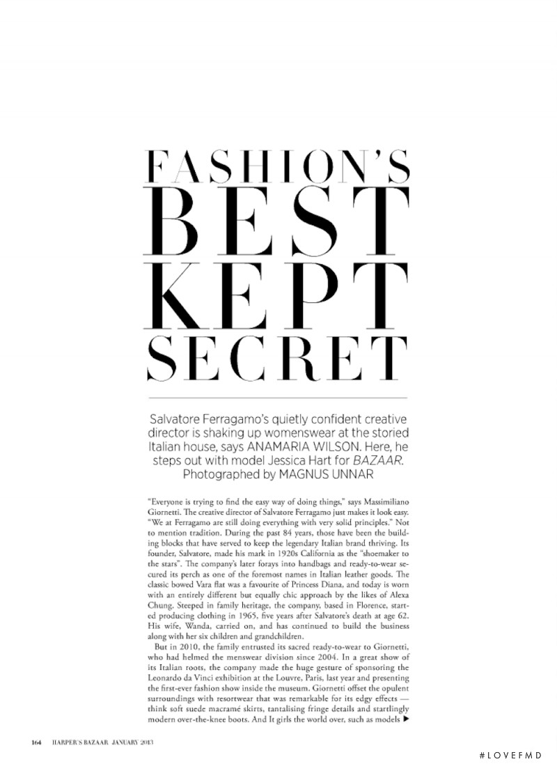 Fashion\'s Best Kept Secret, January 2013
