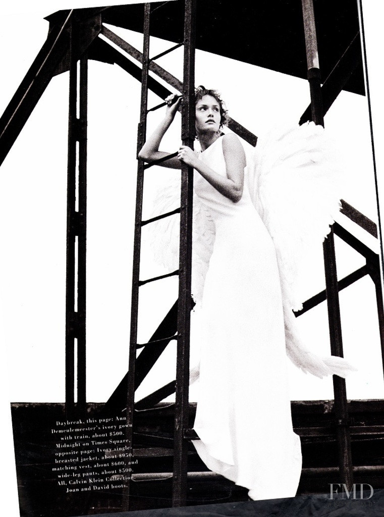 Amber Valletta featured in Angel came, December 1993