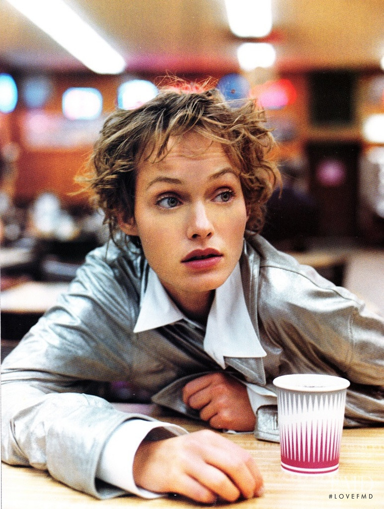Amber Valletta featured in Angel came, December 1993