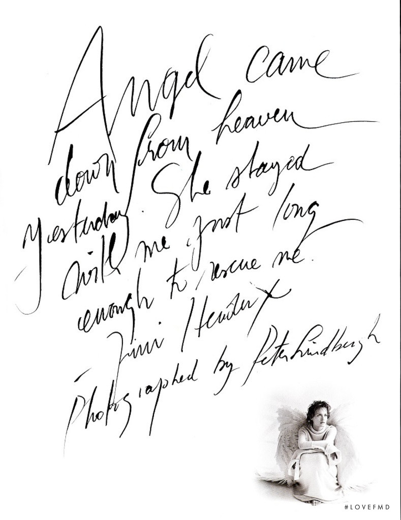 Angel came, December 1993