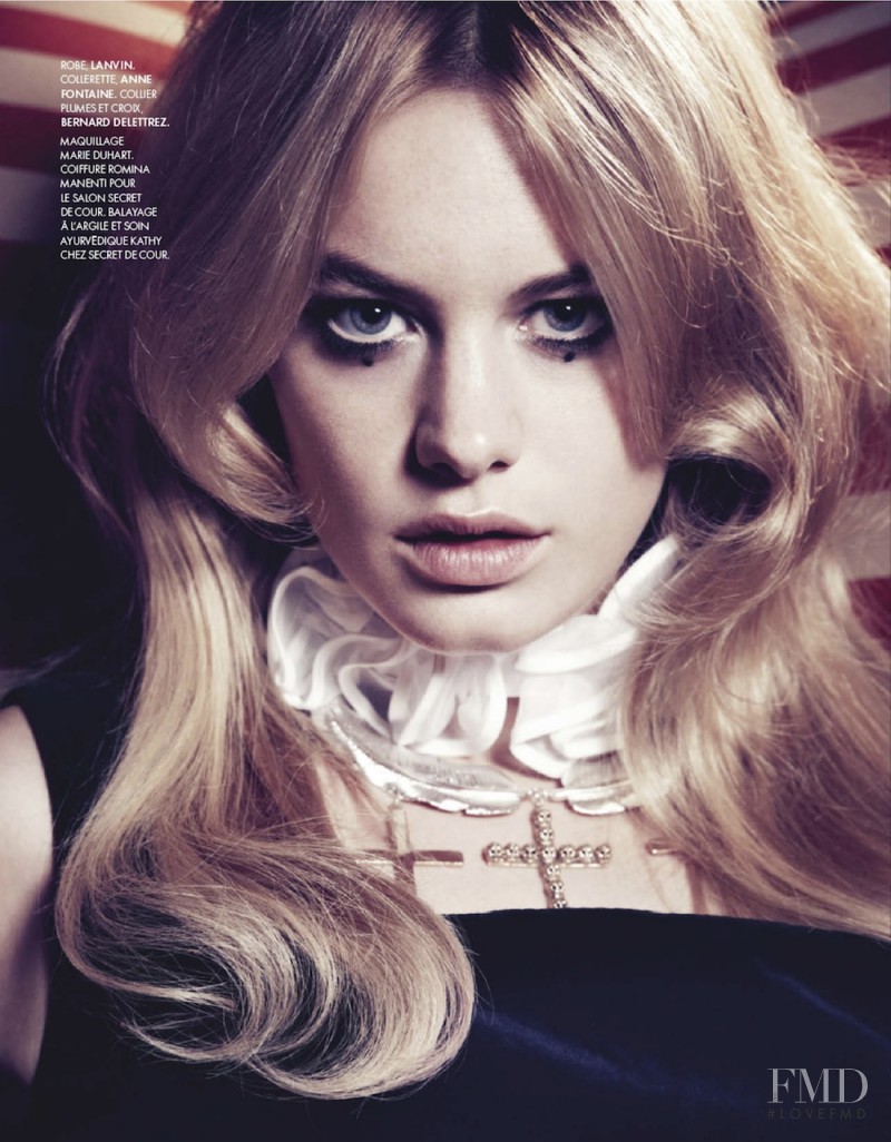 Camille Rowe featured in Sexe, Mode & Rock\'N Roll, December 2012