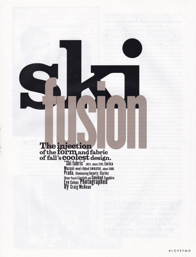 Ski Fusion, September 1995