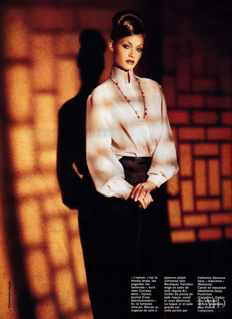 Amber Valletta featured in Colonies Cheries, October 1992